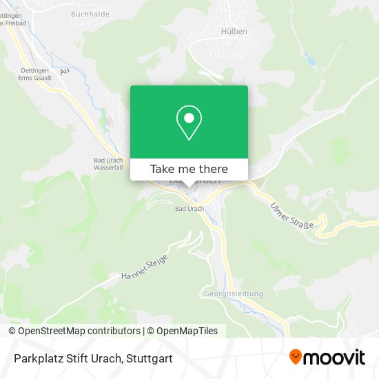 Parkplatz Stift Urach map