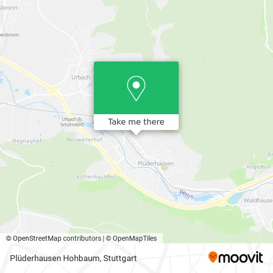 Карта Plüderhausen Hohbaum