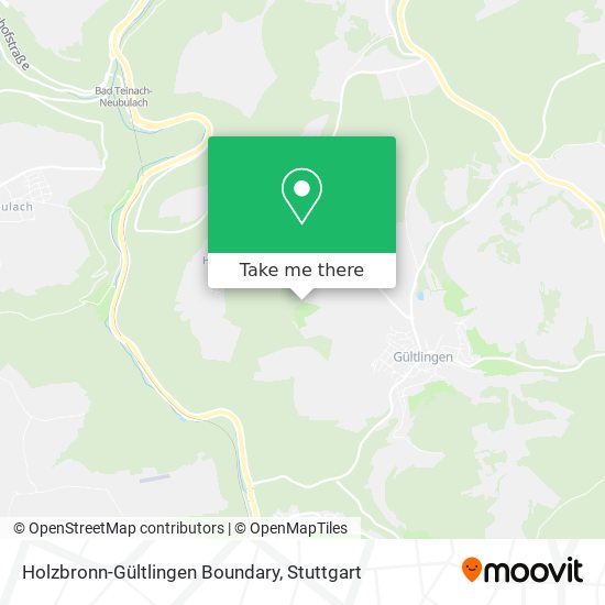 Holzbronn-Gültlingen Boundary map