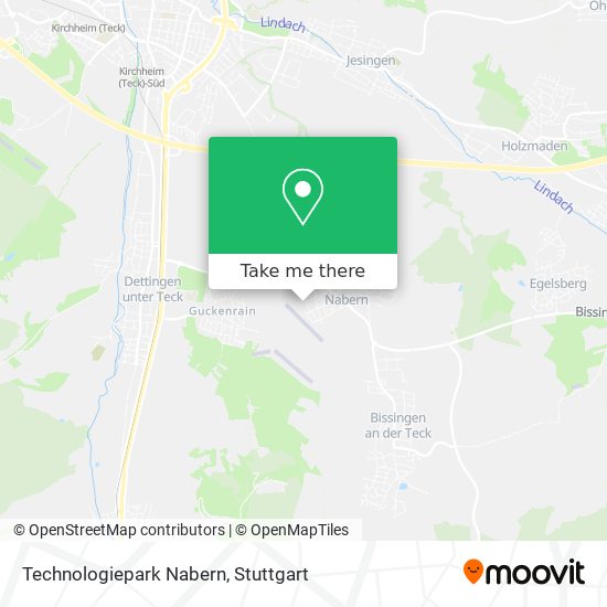 Карта Technologiepark Nabern