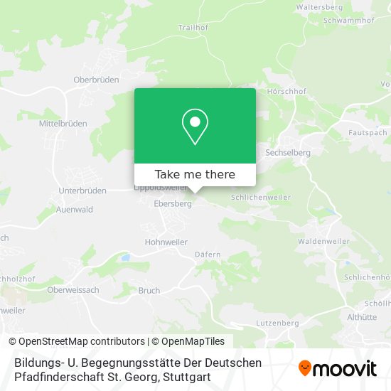 Карта Bildungs- U. Begegnungsstätte Der Deutschen Pfadfinderschaft St. Georg