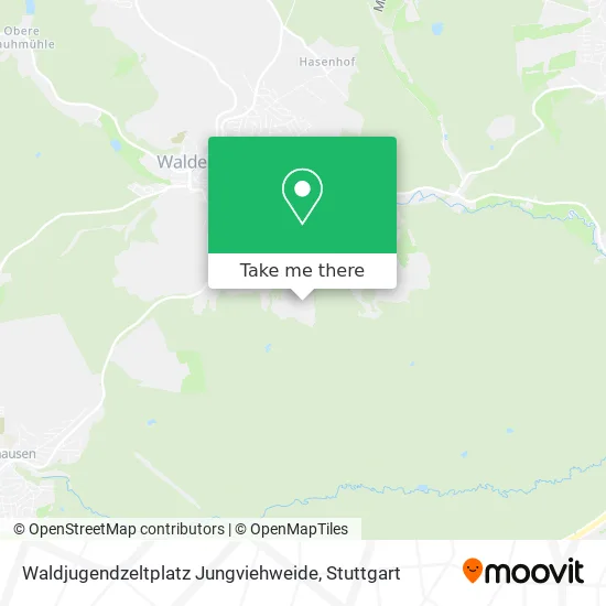 Карта Waldjugendzeltplatz Jungviehweide
