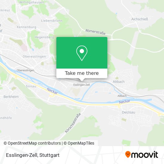 Карта Esslingen-Zell