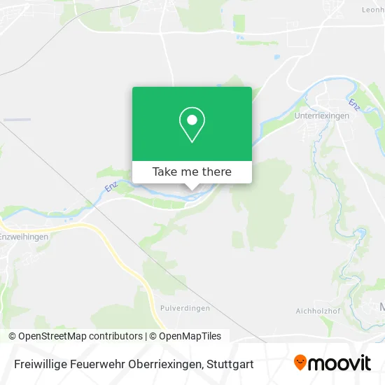Карта Freiwillige Feuerwehr Oberriexingen