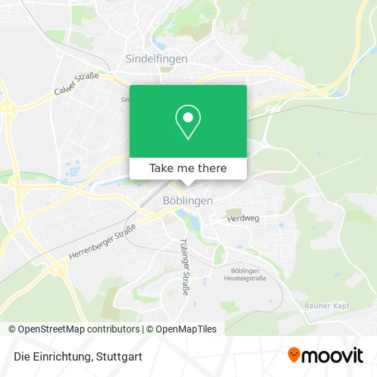 Карта Die Einrichtung