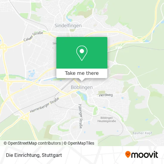 Карта Die Einrichtung