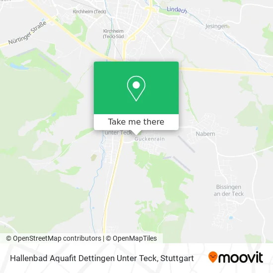 Карта Hallenbad Aquafit Dettingen Unter Teck