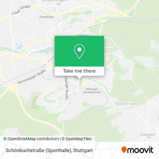 Schönbuchstraße (Sporthalle) map