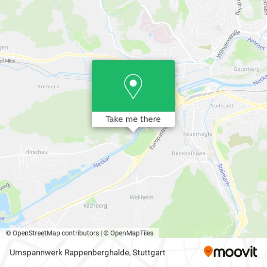 Карта Umspannwerk Rappenberghalde