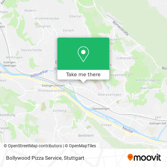 Карта Bollywood Pizza Service