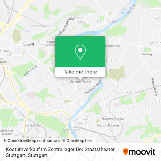 Kostümverkauf Im Zentrallager Der Staatstheater Stuttgart map