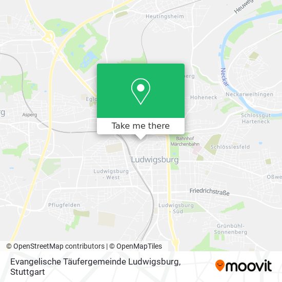 Карта Evangelische Täufergemeinde Ludwigsburg