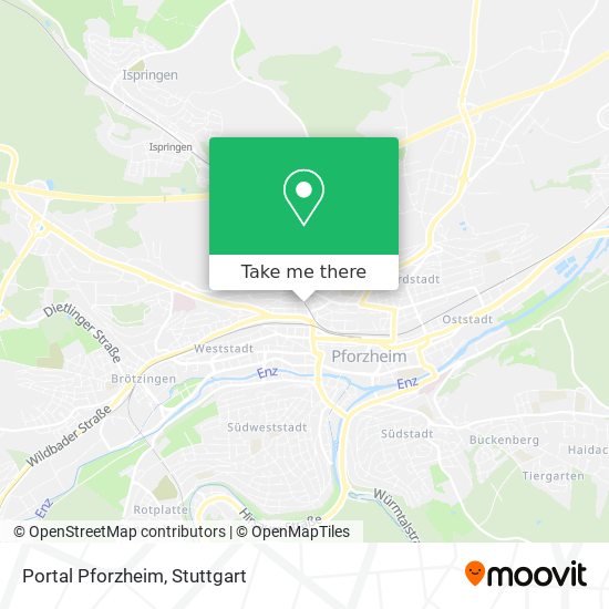 Portal Pforzheim map