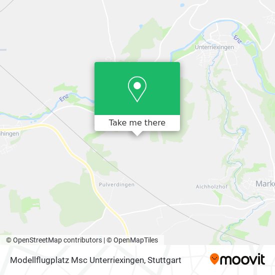 Карта Modellflugplatz Msc Unterriexingen