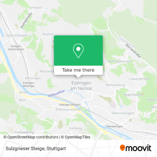 Карта Sulzgrieser Steige