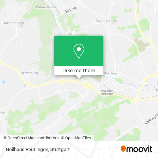 Карта Geilhaus Reutlingen