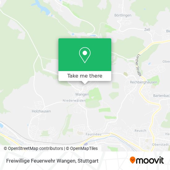 Freiwillige Feuerwehr Wangen map