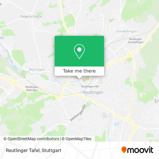 Карта Reutlinger Tafel