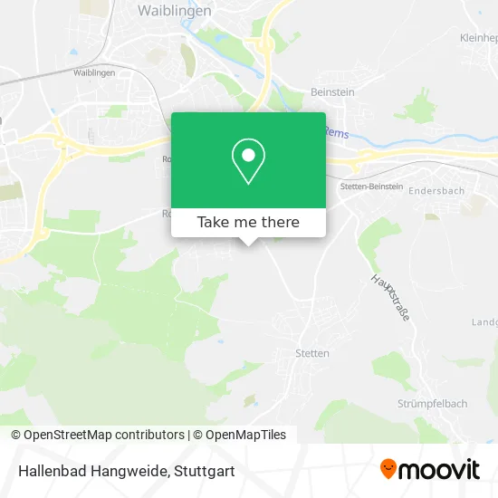 Карта Hallenbad Hangweide