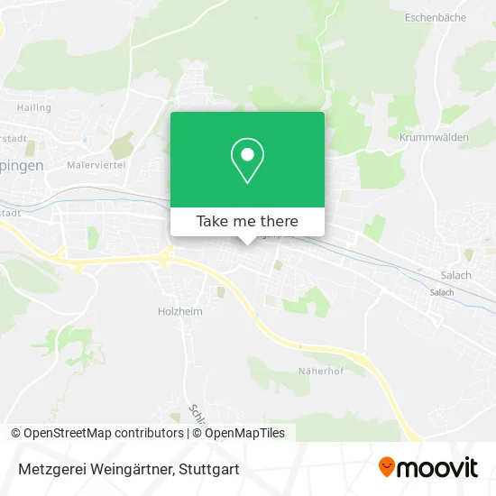 Карта Metzgerei Weingärtner