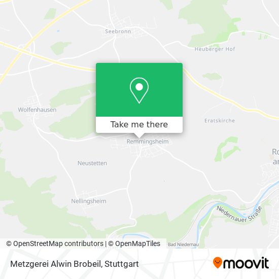 Metzgerei Alwin Brobeil map