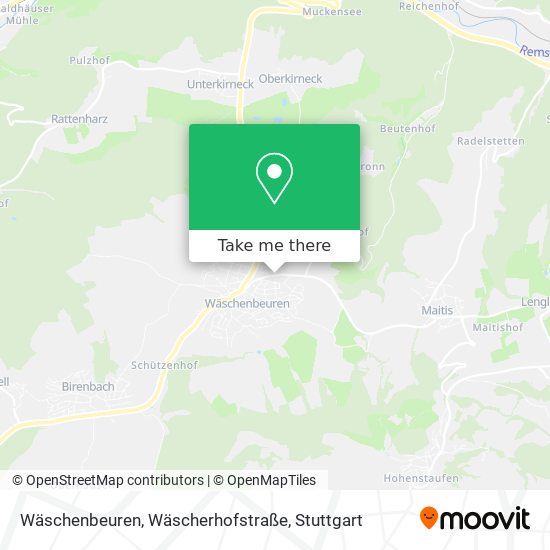 Wäschenbeuren, Wäscherhofstraße map