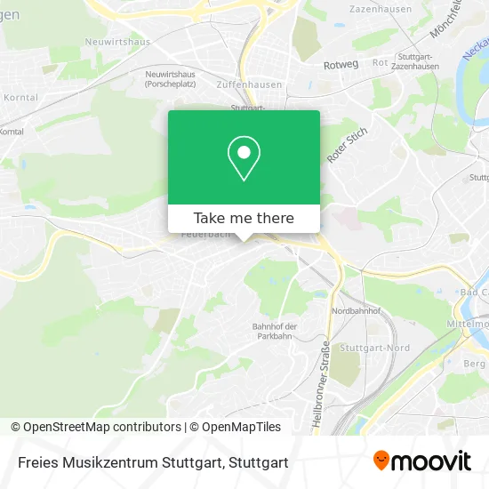 Freies Musikzentrum Stuttgart map