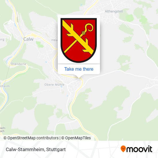 Карта Calw-Stammheim