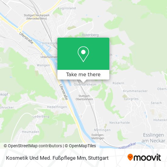 Карта Kosmetik Und Med. Fußpflege Mm