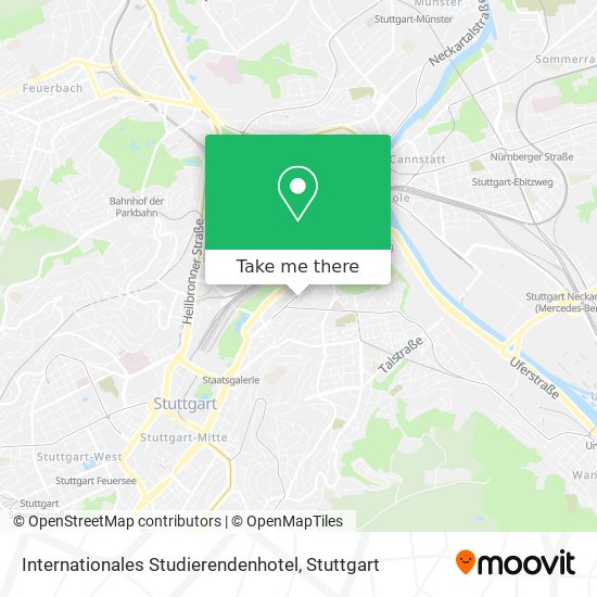 Internationales Studierendenhotel map