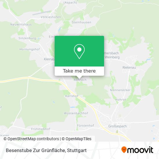 Besenstube Zur Grünfläche map