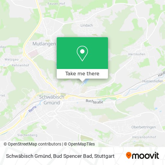 Карта Schwäbisch Gmünd, Bud Spencer Bad