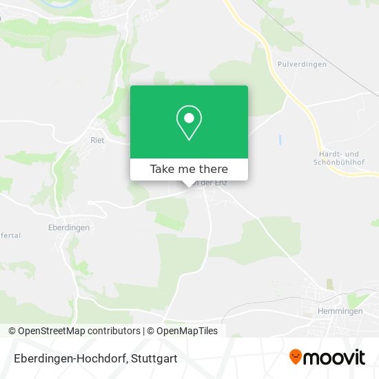 Eberdingen-Hochdorf map