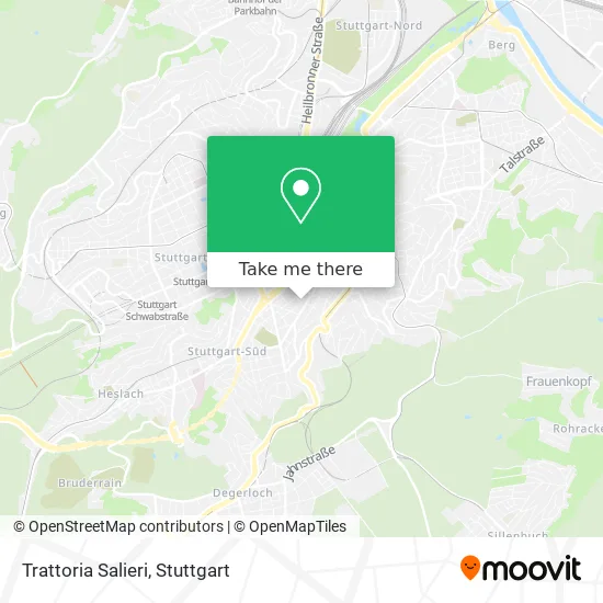 Карта Trattoria Salieri
