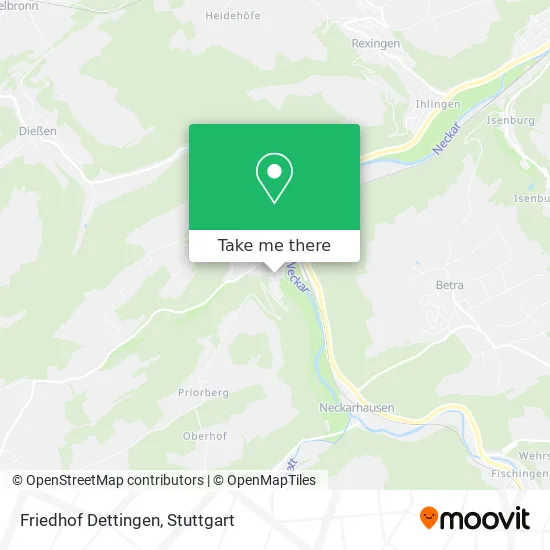 Карта Friedhof Dettingen