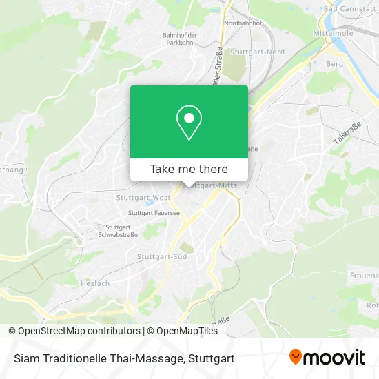 Карта Siam Traditionelle Thai-Massage