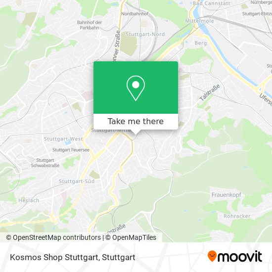 Карта Kosmos Shop Stuttgart