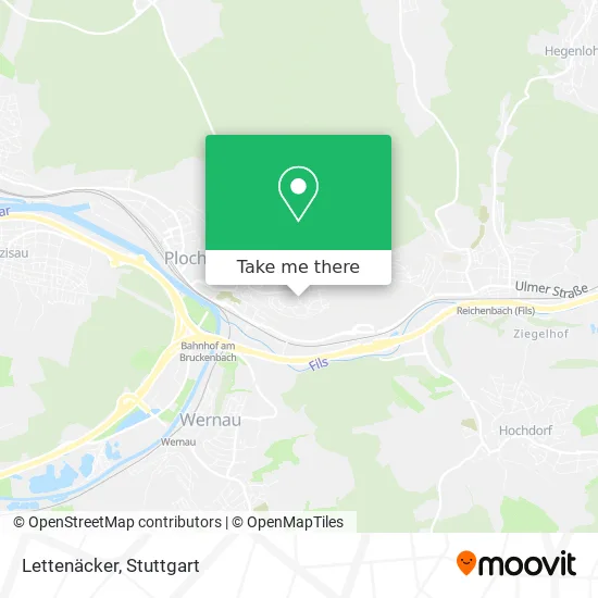 Карта Lettenäcker