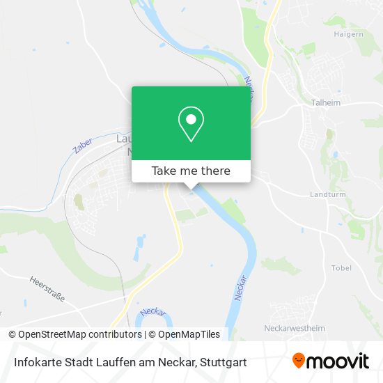 Карта Infokarte Stadt Lauffen am Neckar