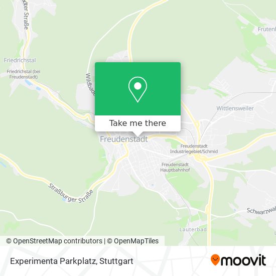 Experimenta Parkplatz map