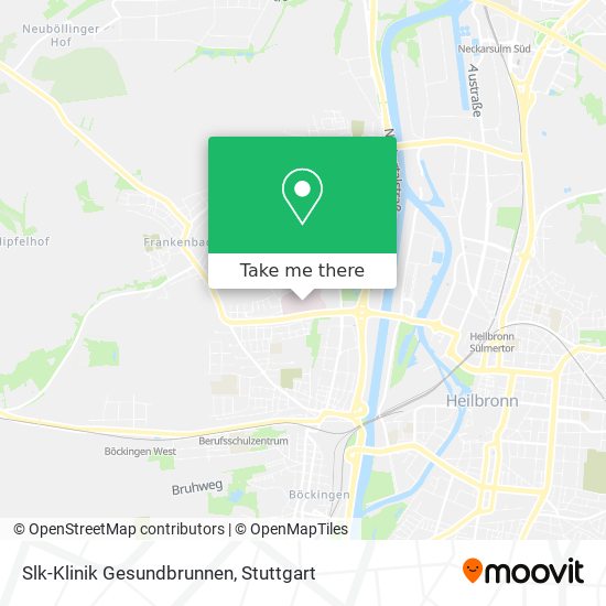 Slk-Klinik Gesundbrunnen map