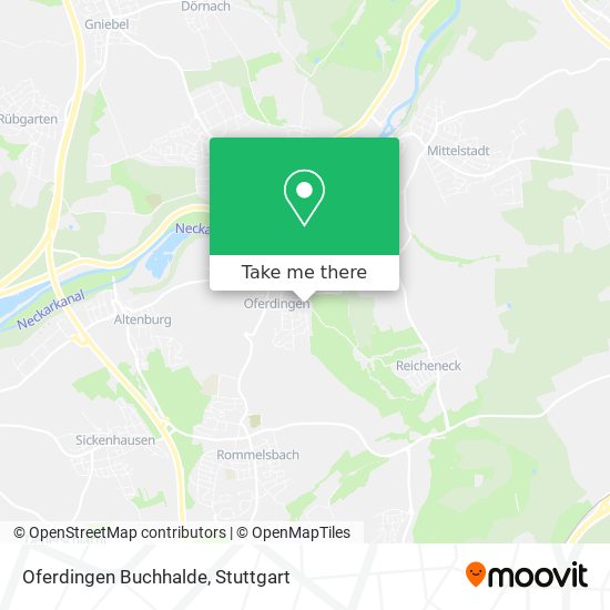 Oferdingen Buchhalde map