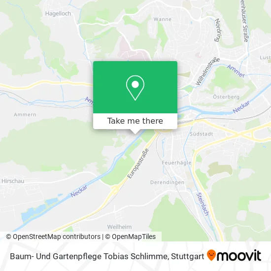 Карта Baum- Und Gartenpflege Tobias Schlimme