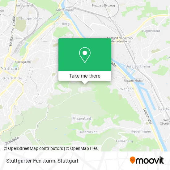 Карта Stuttgarter Funkturm