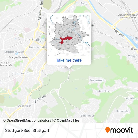 Карта Stuttgart-Süd