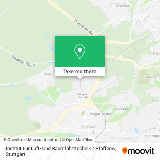 Institut Für Luft- Und Raumfahrttechnik / Pfaffenw map