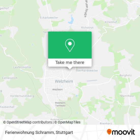 Ferienwohnung Schramm map