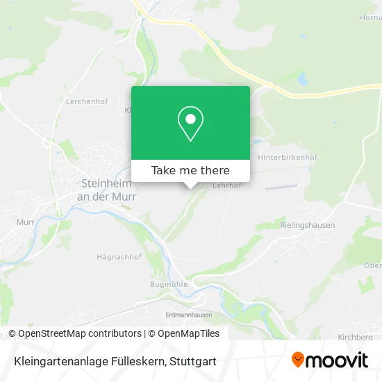 Карта Kleingartenanlage Fülleskern