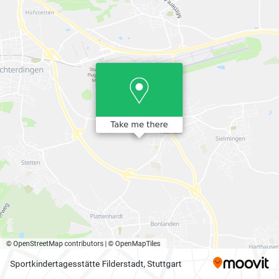 Карта Sportkindertagesstätte Filderstadt