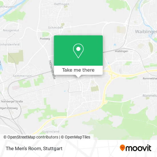 Карта The Men's Room